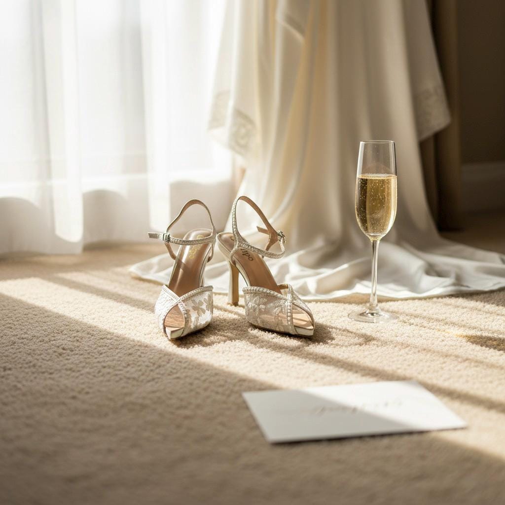 Ivory Mesh Floral Bridal Shoes, Pearl Embroidered Wedding Shoes, Lace Slingback Heels